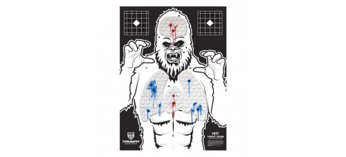 Triumph Threat Down Yeti Silhouette Gun Shooting Targets Triumph Threat Down Yeti Silhouette Gun Shooting Targets