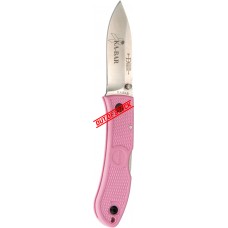 KA-Bar Dozier Hunter 3" Folding Blade Knife - Pink