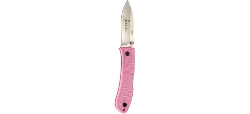 KA-Bar Dozier Hunter 3" Folding Blade Knife - Pink