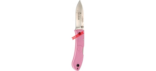 KA-Bar Dozier Hunter 3" Folding Blade Knife - Pink