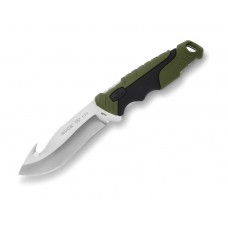 Buck Knives 657 Pursuit 4.5" Guthook Fixed Blade Knife - Green/Black
