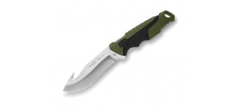 Buck Knives 657 Pursuit 4.5" Guthook Fixed Blade Knife - Green/Black