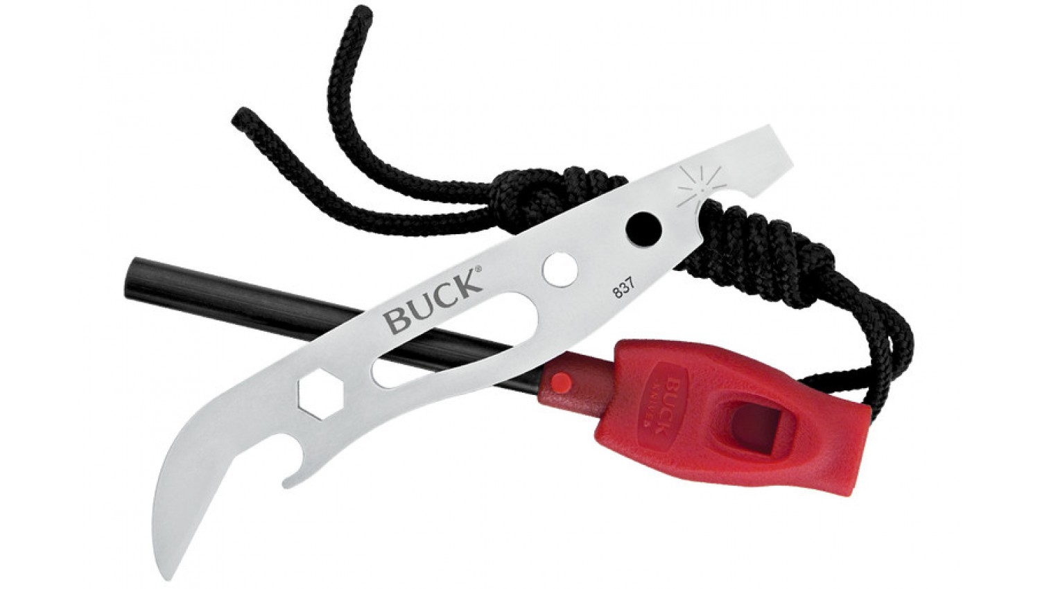 Buck Knives 837 Selkirk FireStarter Knife/Survival Kit