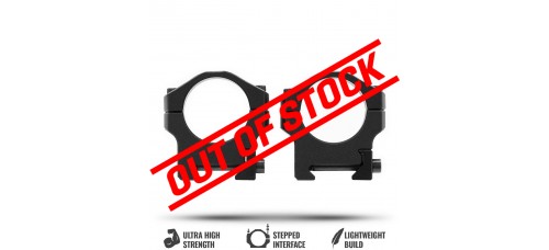 MDT Premier Lightweight 1" Low Scope Rings