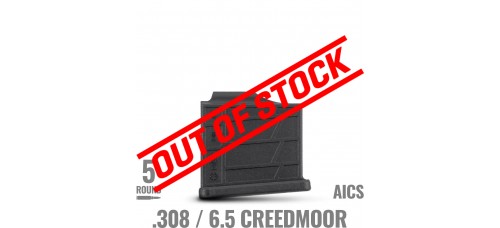 MDT .308/6.5 Creedmoor Polymer AICS 5 Round Magazine MDT .308/6.5 Creedmoor Polymer AICS 5 Round Magazine