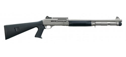 Benelli M4 Tactical Titanium Cerakote 12 Gauge 3" 18.5" Barrel Semi Auto Shotgun