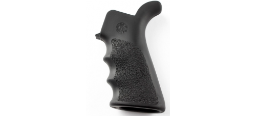 Hogue AR15/M16 Beavertail Black Rubber Grip with Finger Grooves