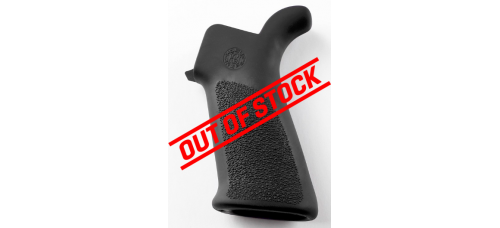 Hogue AR15/M16 Beavertail Black Rubber Grip w/o Finger Grooves
