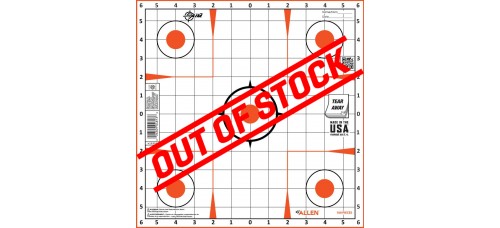 Allen EZ Aim Sight Grid100 Pack Paper Targets