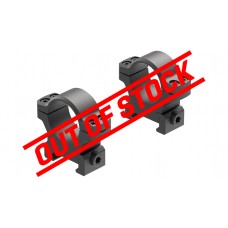 Leupold BackCountry Cross-Slot 1" Medium Rings - Matte
