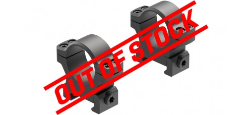 Leupold BackCountry Cross-Slot 1" Medium Rings - Matte