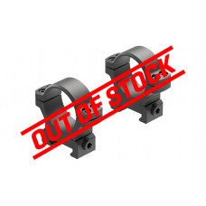 Leupold BackCountry Cross-Slot 30mm Medium Rings - Matte