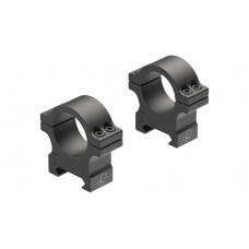 Leupold Open Range Cross-Slot 1" Medium Rings - Matte