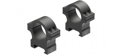 Leupold Open Range Cross-Slot 1" Medium Rings - Matte