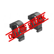 Leupold Open Range Cross-Slot 1" High Rings - Matte