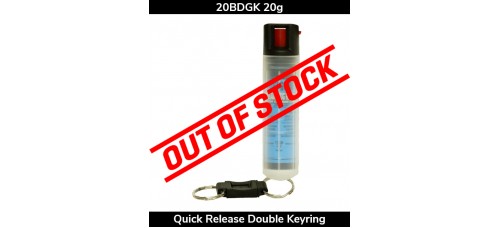 Defense Aerosols BodyGuard 20g Double Keyring Dog Repellent