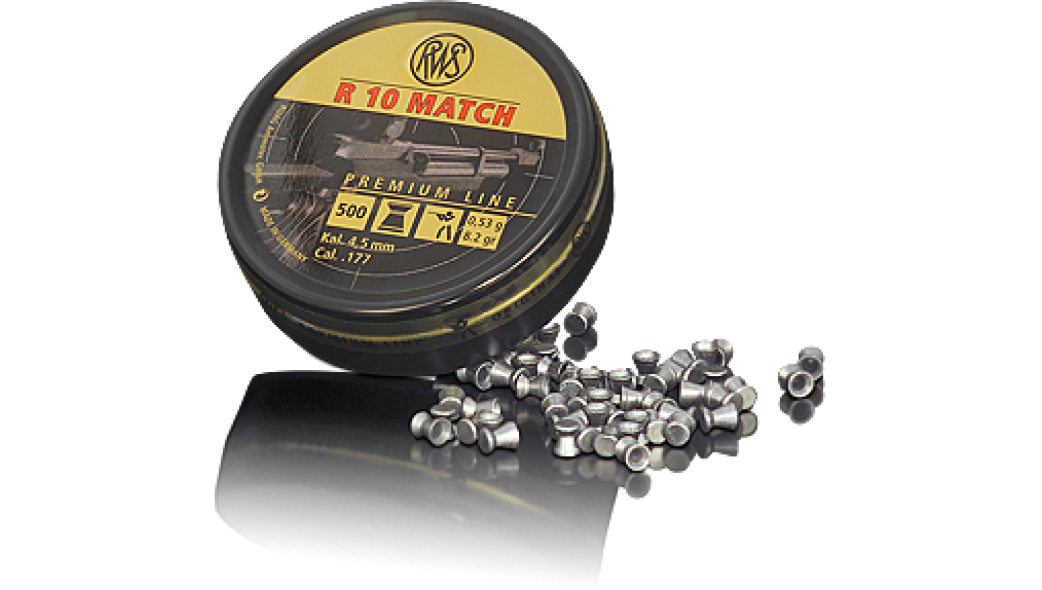 RWS R10 Match .177 Caliber 8.2 Grain Profession Line Pellets