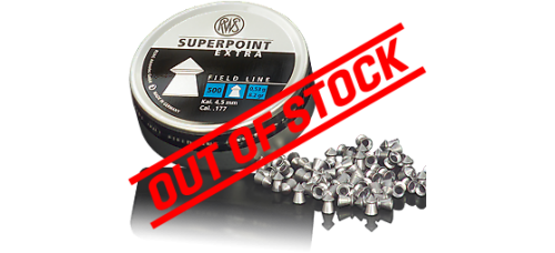 RWS Superpoint Extra .177 Calibre 8.2gr Field Line Pellets RWS Superpoint Extra .177 Calibre 8.2gr Field Line Pellets