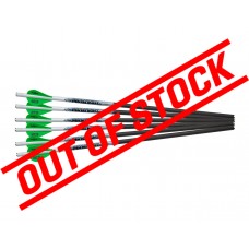 Excalibur PROFLIGHT 16.5" Flat Black Arrows - 6 Pack Excalibur PROFLIGHT 16.5" Flat Black Arrows - 6 Pack