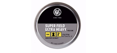 RWS Superfield Ultra Heavy .22 Calibre 18.8 Grain Dome Pellets