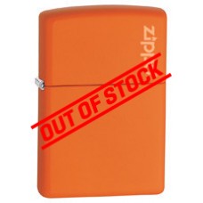 Zippo Windproof Matte Orange Lighter