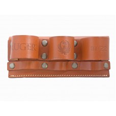 Ruger 10/22 3 Magazine Leather Pouch