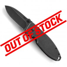 CRKT Squid 2.14" Stonewash/Stainless Folding Knife - Black