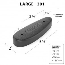 KICK-EEZ All Purpose Large 5" Recoil Pad