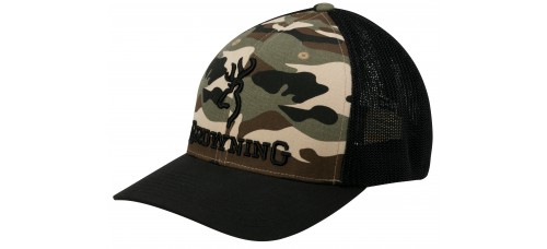 Browning Branded Camo Hat with Flexfit