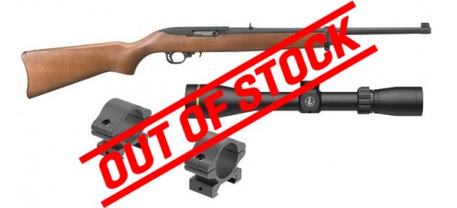 Ruger 10/22 Carbine Leupold Package .22 Calibre 18.5" Barrel Semi Auto Rimfire Rifle