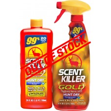 Wildlife Research Center Scent Killer Gold 24/24 Combo Clothing Spray