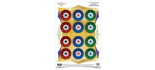 Birchwood Casey PreGame 12" x 18" Star Bursts Targets
