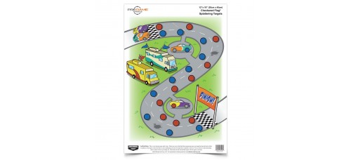 Birchwood Casey PreGame 12" x 18" Checkered Flag Targets 
