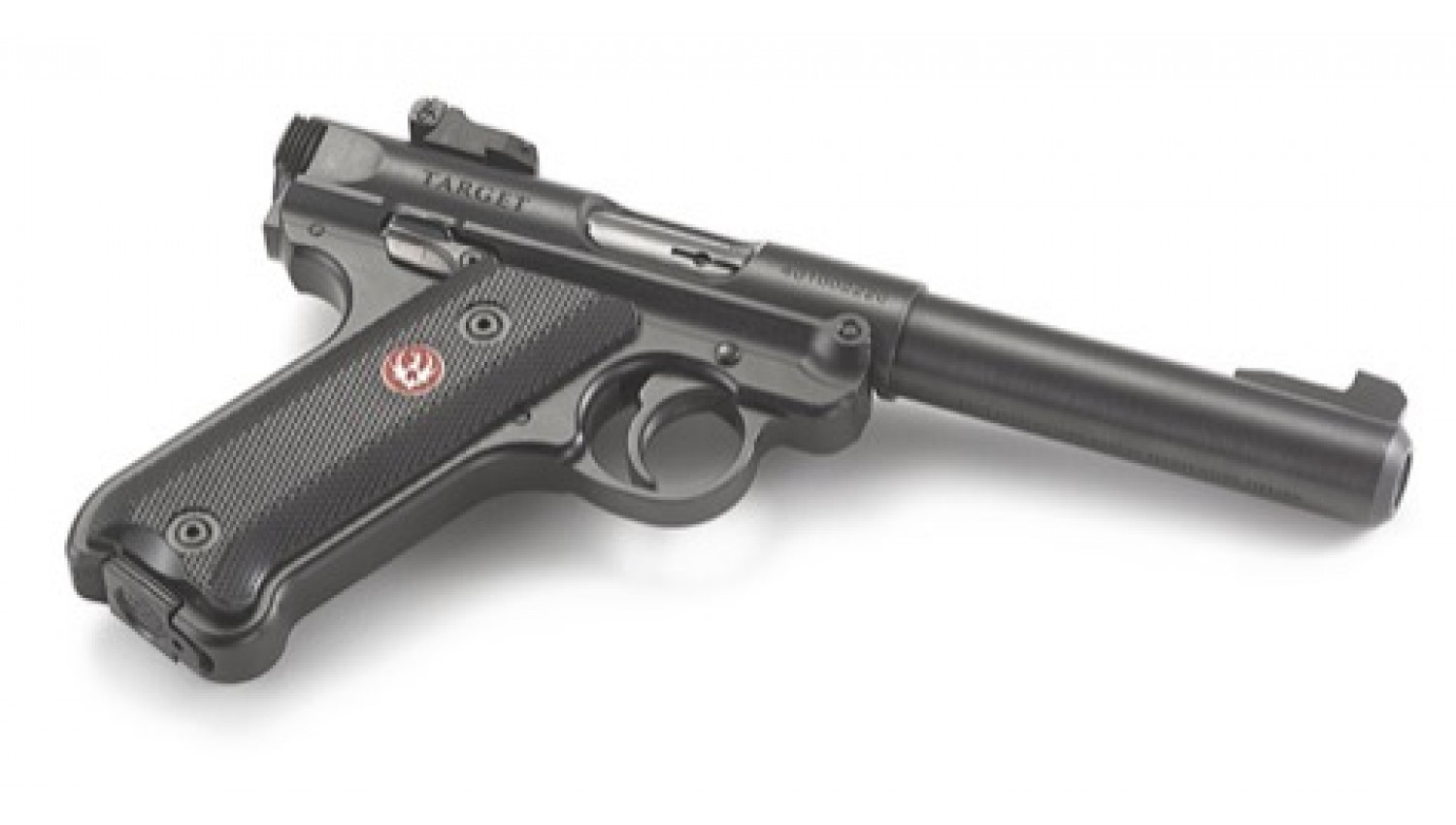 Ruger Mark IV Target 22LR Semi Auto Pistol.