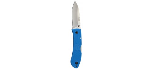 KA-Bar Dozier Hunter 3" Folding Blade Knife - Blue