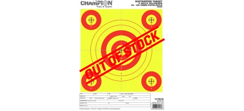 Champion Shotkeeper Paper Target - 12 Pack