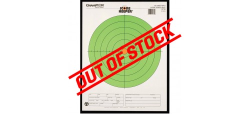 Champion Targets Score Keeper Large Rifle Target - 12 Pack