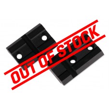 Weaver Browning Bar Matte Black Top Mount Base Pair