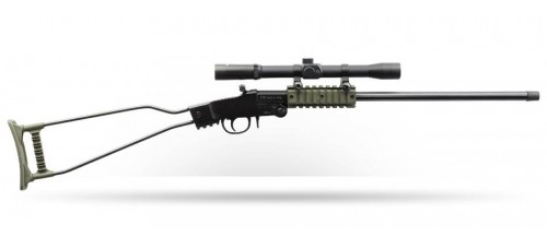 Chiappa Little Badger Black/ODG .22LR 16.5" Barrel Break Open Rimfire Rifle Chiappa Little Badger Black/ODG .22LR 16.5" Barrel Break Open Rimfire Rifle