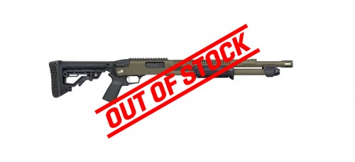 Mossberg 590R Stand-Off 12 Gauge 3" 18.5" Barrel Pump Action Shotgun - OD Green