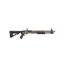 Mossberg 590R Cerakote 12 Gauge 3" 18.5" Barrel Pump Action Shotgun - FDE Mossberg 590R Cerakote 12 Gauge 3" 18.5" Barrel Pump Action Shotgun - FDE