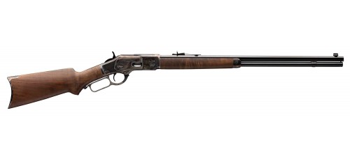 Winchester 1873 Sporter Octagon Curved Grip CCH .45 Colt 24" Barrel Lever Action Rifle Winchester 1873 Sporter Octagon Curved Grip CCH .45 Colt 24" Barrel Lever Action Rifle