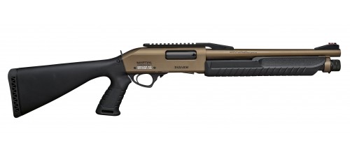 Fabarm Martial Cantilever 12 Gauge 3" 14" Barrel Pump Action Shotgun - FDE