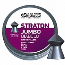 JSB Match Diabolo Straton .22 Caliber 15.89 Grain Jumbo Diabolo Pellets
