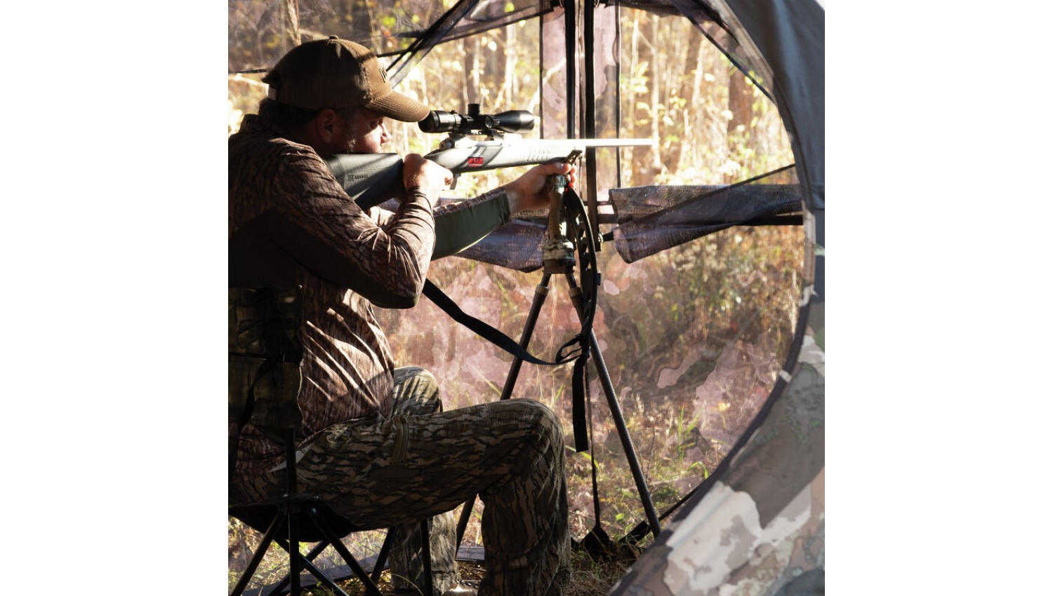 Primos Hunting Full Frontal One-Way See-Through Hunting Blind