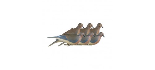 GHG Decoy Systems Mourning Dove Decoys 6-Pack