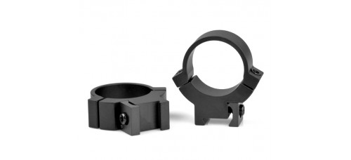 Warne 22 721M .22 Calibre 1" Medium Rings - Matte