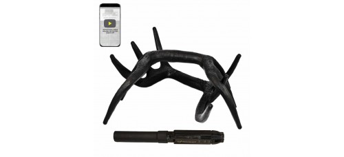 Illusion Hunting Systems Black Rack & Extinguisher Combo - Gray Illusion Hunting Systems Black Rack & Extinguisher Combo - Gray