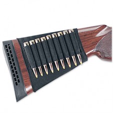 Uncle Mike's 9 Loop Open Style Buttstock Shell Holder for Rifles