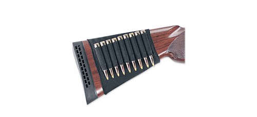 Uncle Mike's 9 Loop Open Style Buttstock Shell Holder for Rifles